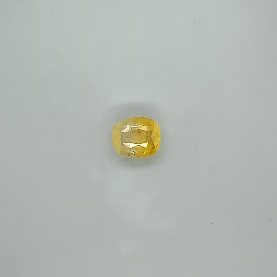 Yellow Sapphire (Pukhraj) 7.44 Ct Lab Tested Yellow Sapphire (Pukhraj) 7.44 Ct Lab Tested